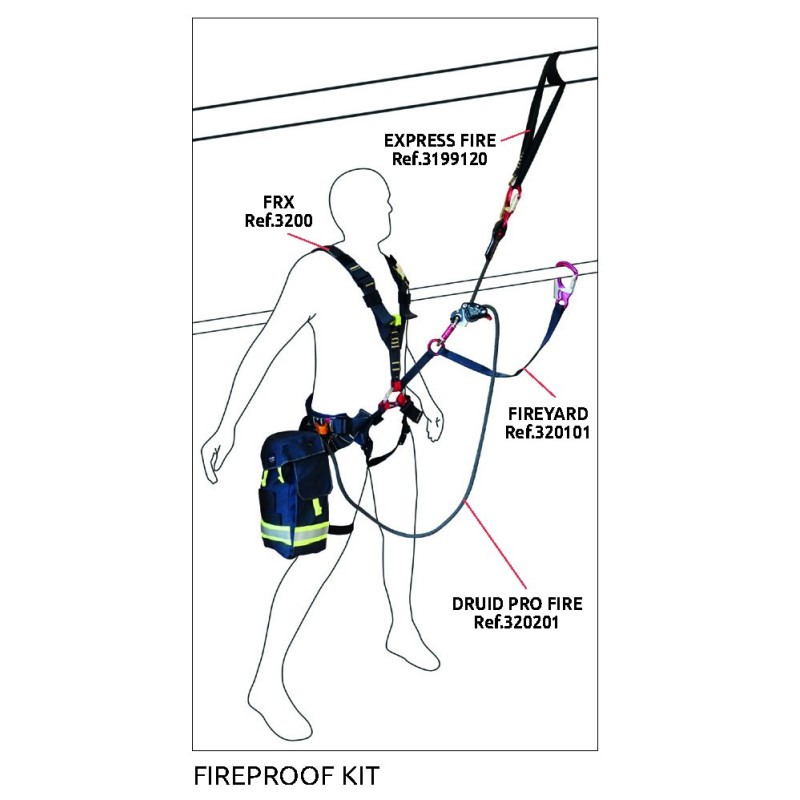 Fire resistant harness FRX - CAMP