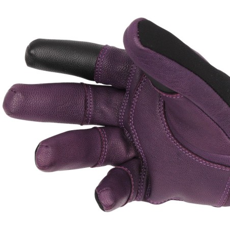 Glove G HOT WOOL LADY Black/Violet - CAMP