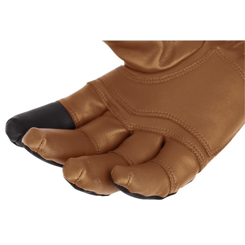 Glove G HOT WOOL Black/Brown - CAMP