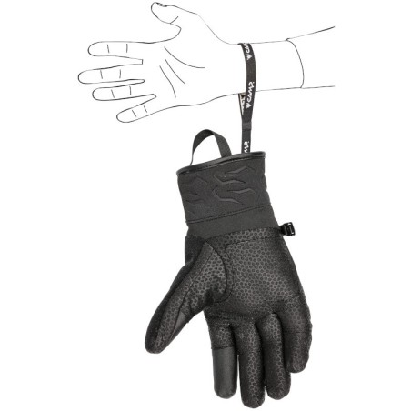 Glove GEKO HOT EVO Black/Grey - CAMP