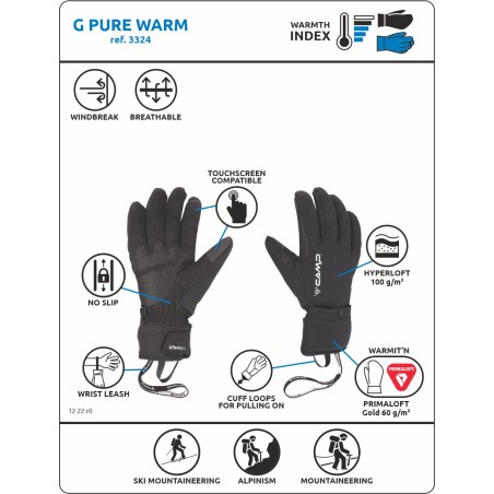 Glove G PURE WARM CAMP 06