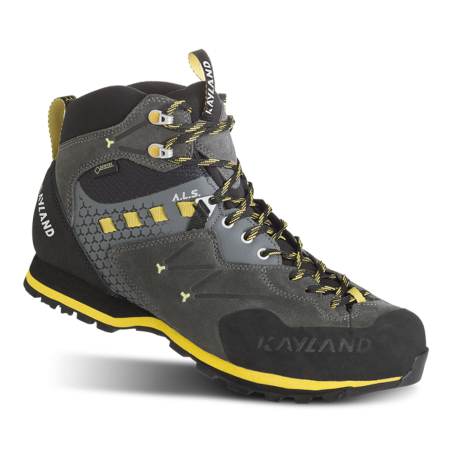 Scarpa VITRIK MID GTX DARK Grigio-Giallo KAYLAND 01