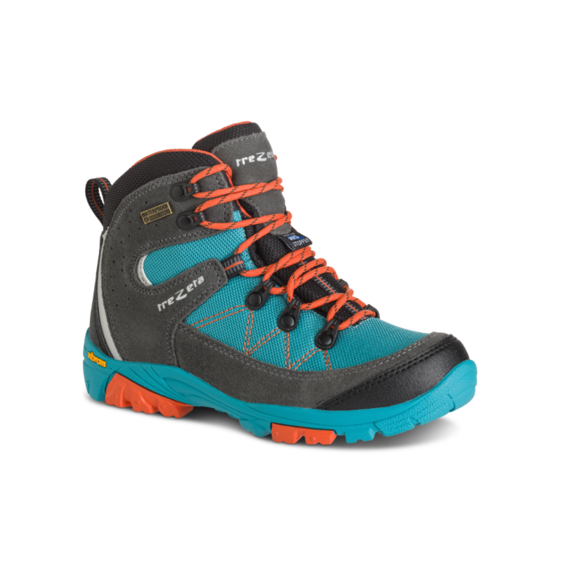 Scarpa CYCLONE WP KID Teal-Orange TREZETA 01