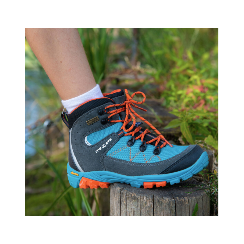 Scarpa CYCLONE WP KID Teal-Orange TREZETA 03