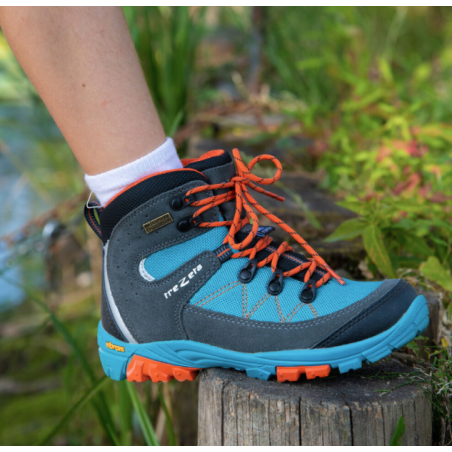 Scarpa CYCLONE WP KID Teal-Orange TREZETA 03