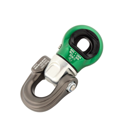 DMM Focus Swivel D Silver/Green