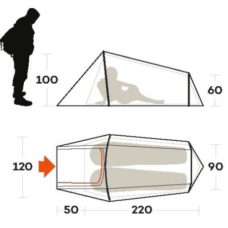 Tenda SLING 2 Blu FERRINO 03