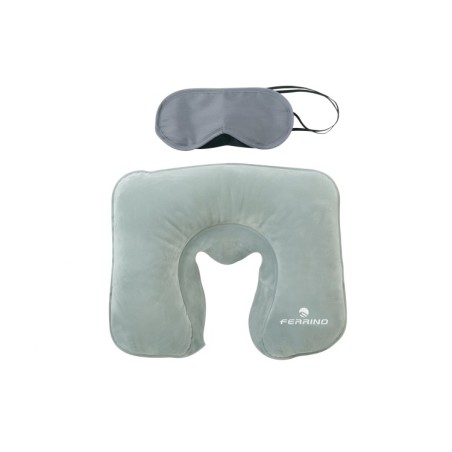 TRAVEL PILLOW+EYEMASK FERRINO