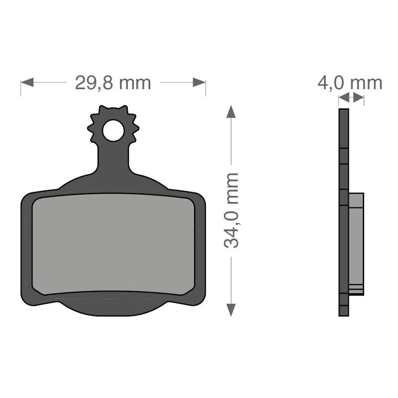 Brake Pads Organic CAMPAGNOLO BRENTA