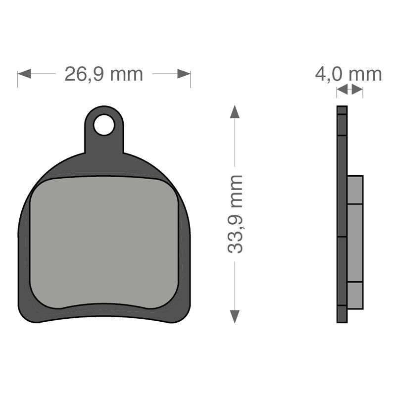 Brake Pads Sintered HOPE BRENTA