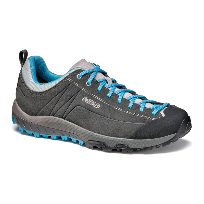 Shoes ASOLO SPACE GV WS Graphite-Cyan Blue