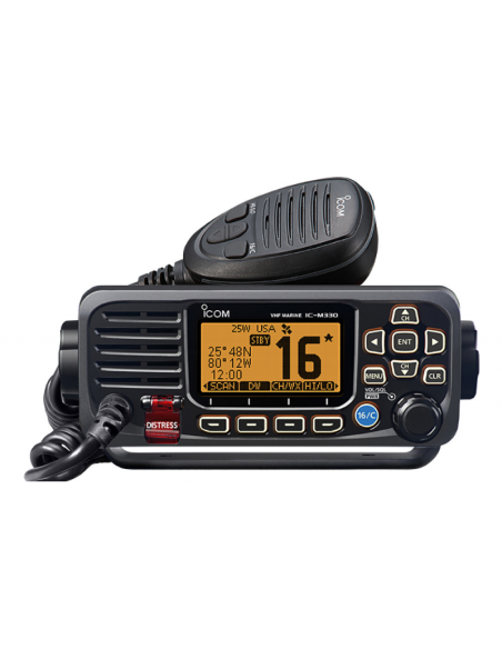 VHF IC-M330GE NERO CON GPS