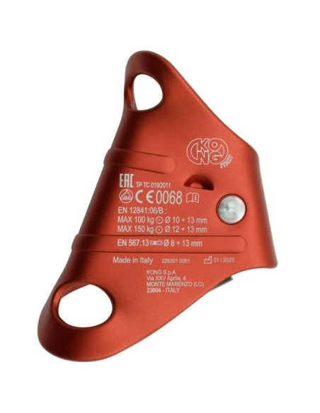 Chest rope clamp KONG CAM CLEAN Red