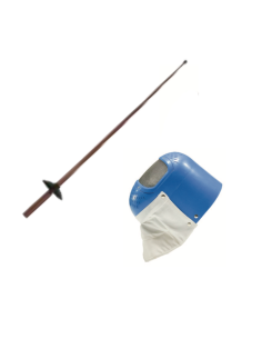 KIT Maschera Scherma Plastica + Fioretto non sonoro JUNIOR FENCING