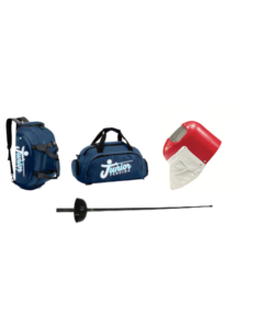 KIT Borsa zaino + Spada non sonoro + Maschera JUNIOR FENCING